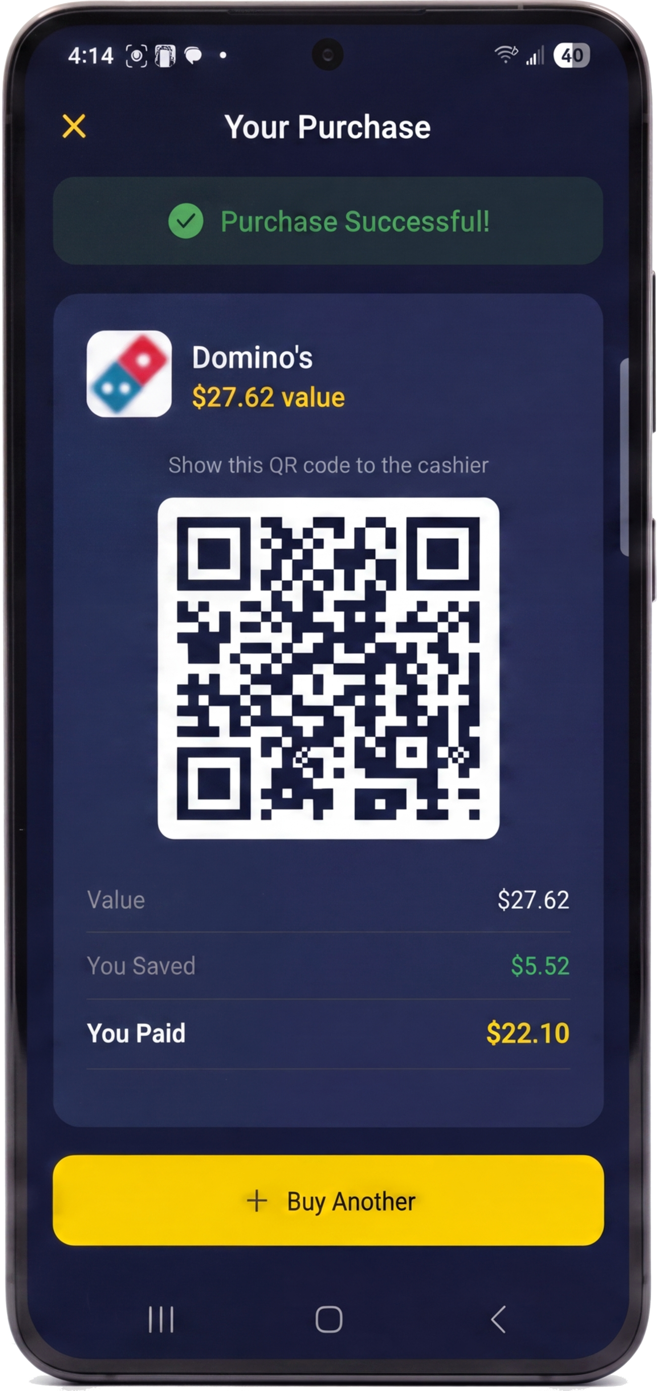 Your Purchase — FFLOW PAY app